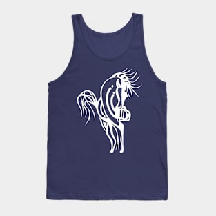 the horse - white Tank Top